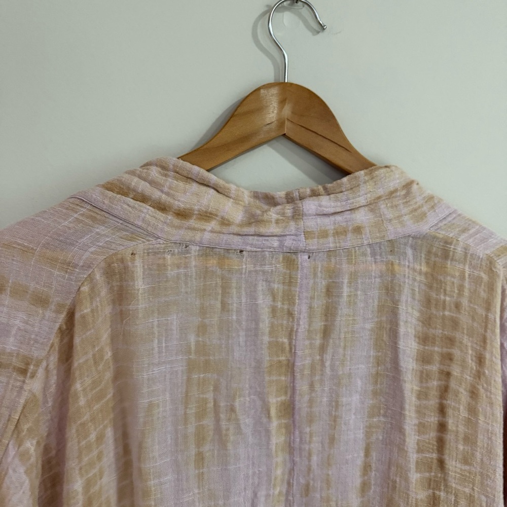 Free people Sasha lavender tie dye kimono Cardigan Bohemian Flowy - Picture 13 of 16